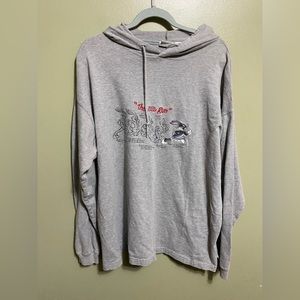 Looney Tumes Classic Hoodie with Bugs Bunny, Size XXL‎